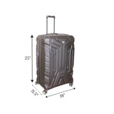 travel bag 25" hard coffee china 3146