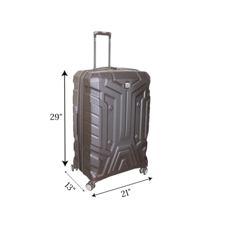 travel bag 29" hard coffee china 3146