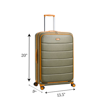 travel bag 20" hard coffee china 2319