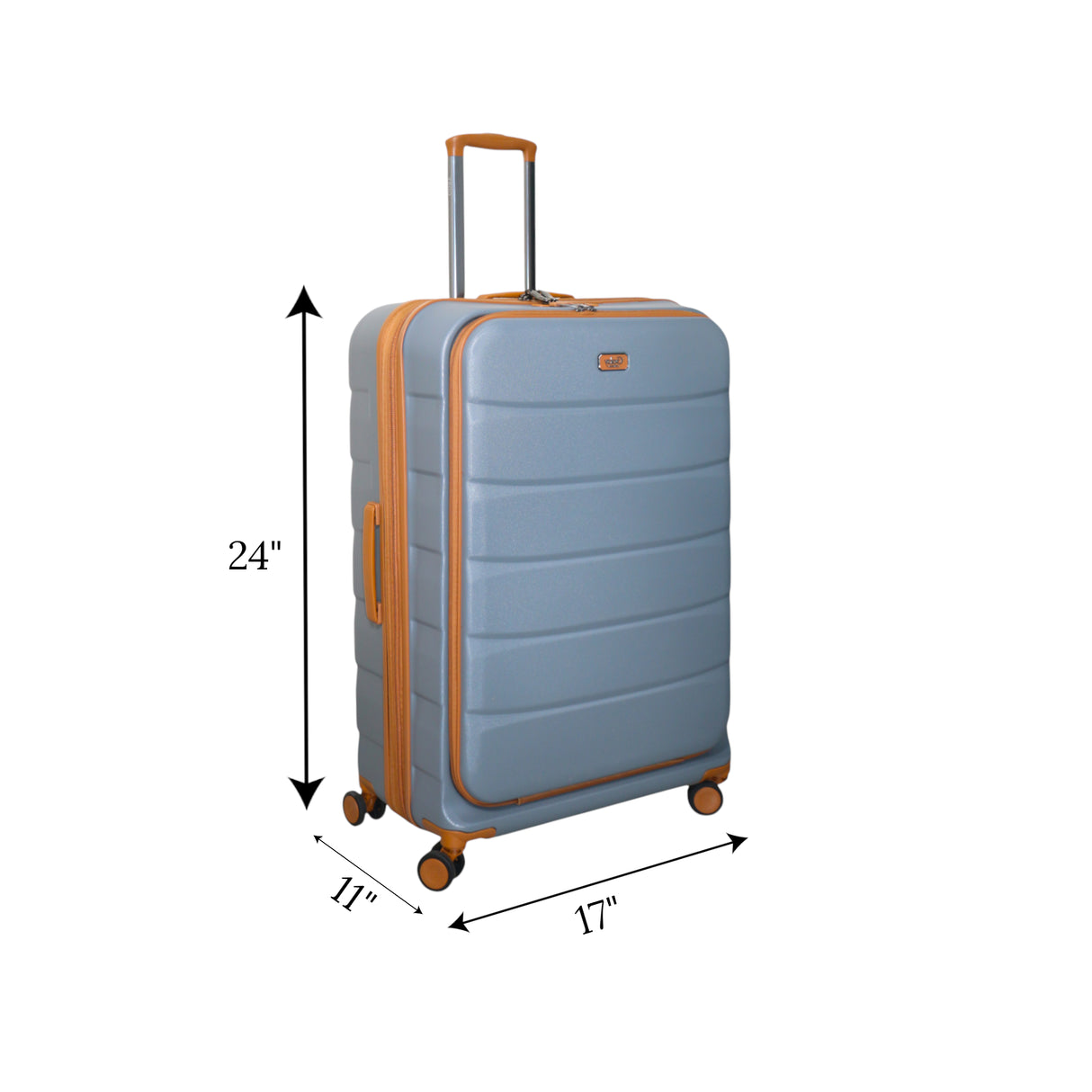 travel bag 24" hard light grey china 2319