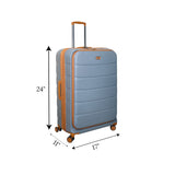 travel bag 24" hard light grey china 2319