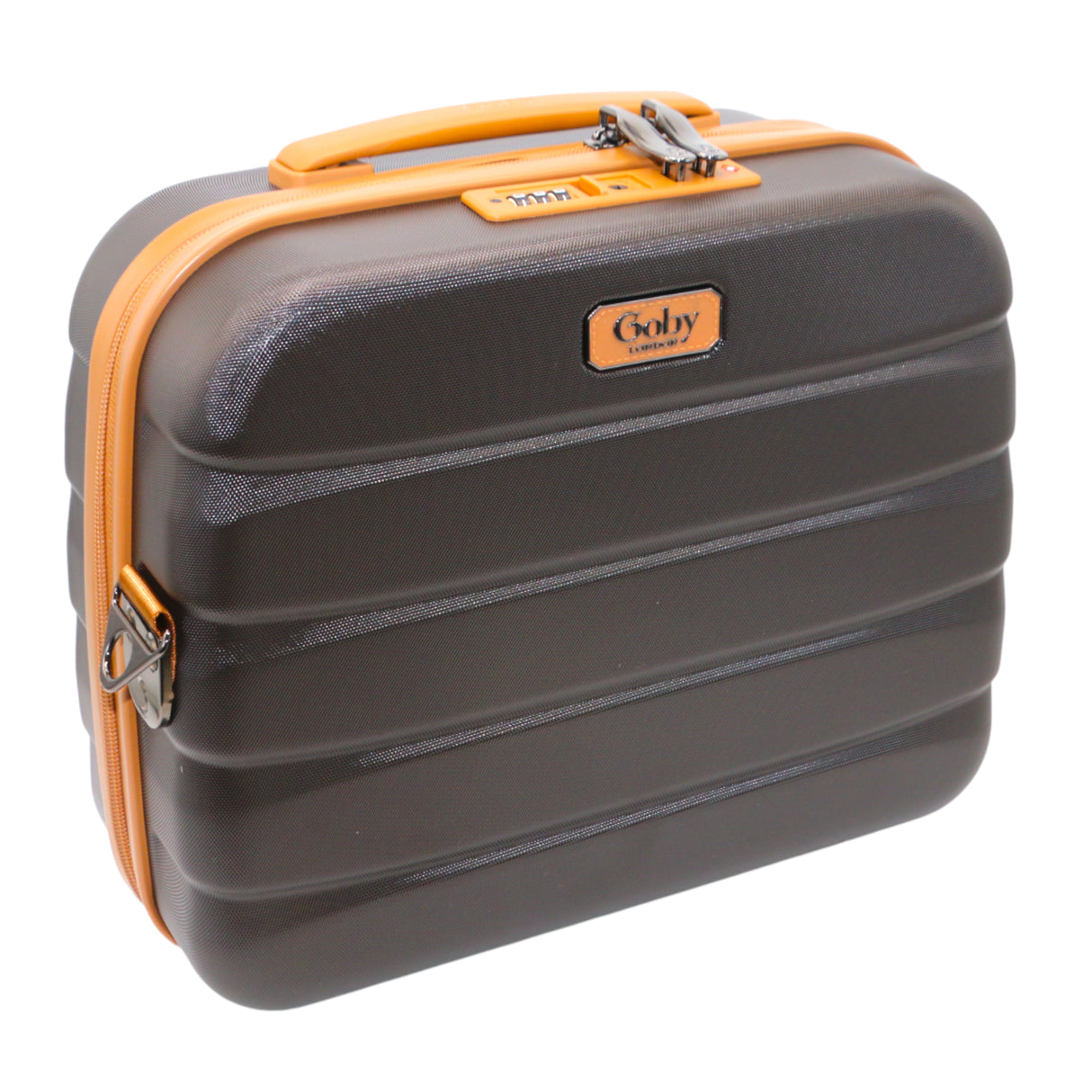 multi bag 14" hard dark brown china 2319