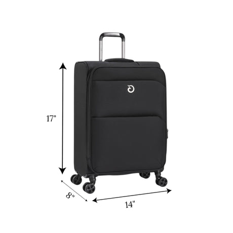 travel bag 20" black china 3007