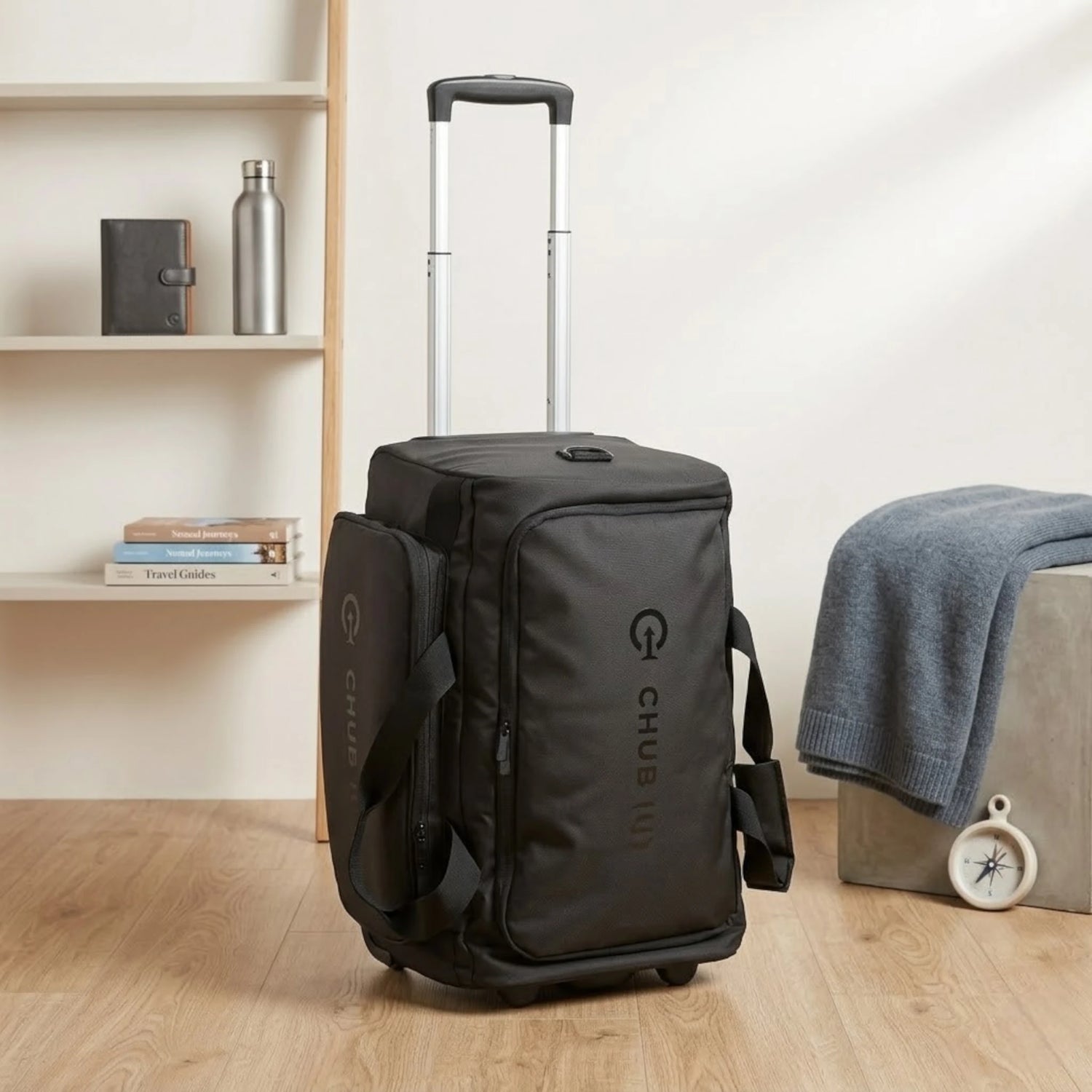 travel duffle bag trolly 20'' black chubont china lb101208 – KK Mart