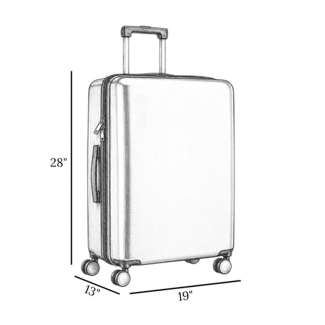 lvshi travel trolley bag 28" hard blue 002
