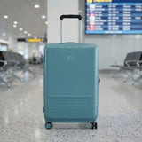 lvshi travel trolley bag 23.5" hard sea green 002