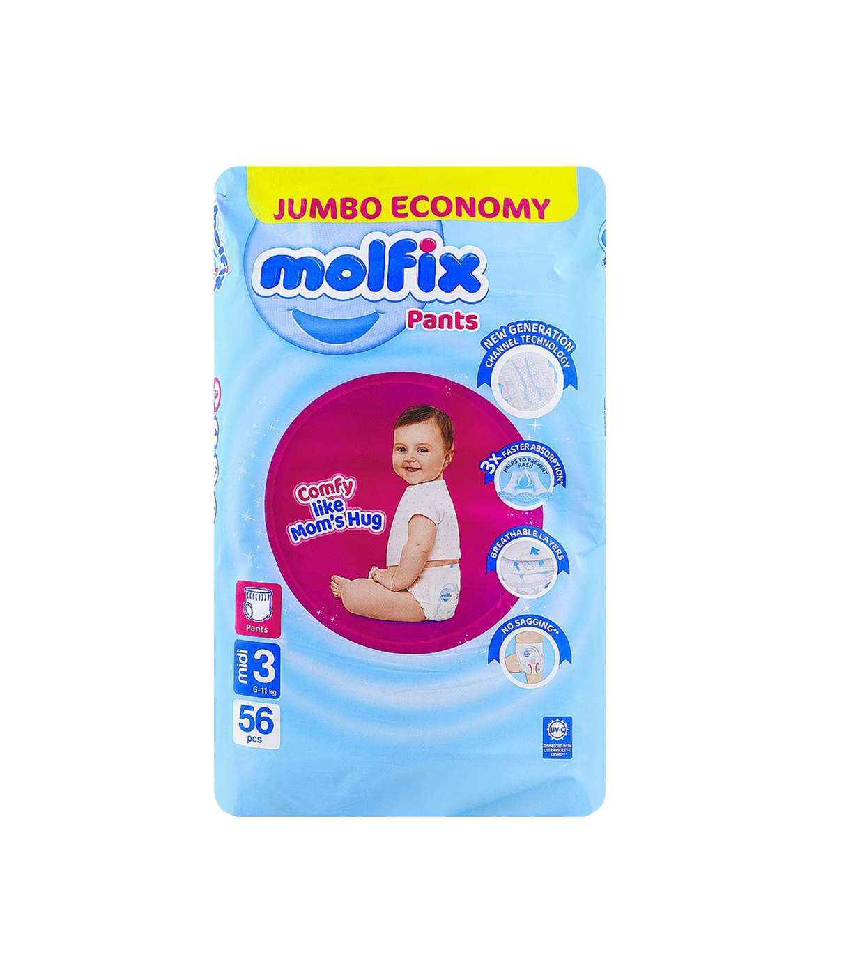 molfix pants jumbo midi m-3 56pc