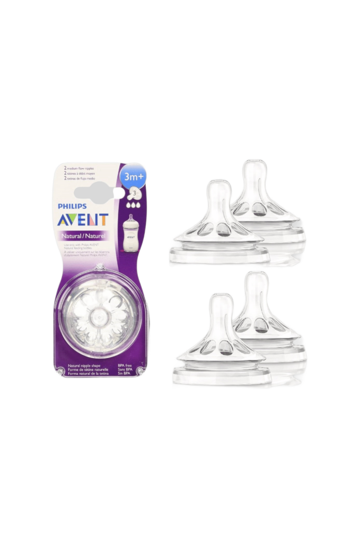 avent nipple 2pc indonesia scy964/2