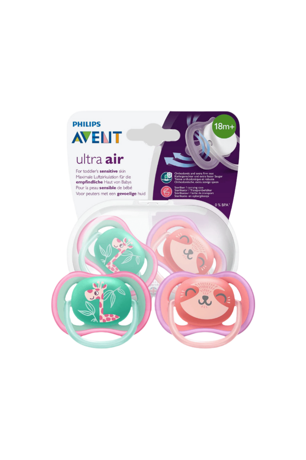 avent ultra air soother 2pc scf349/11