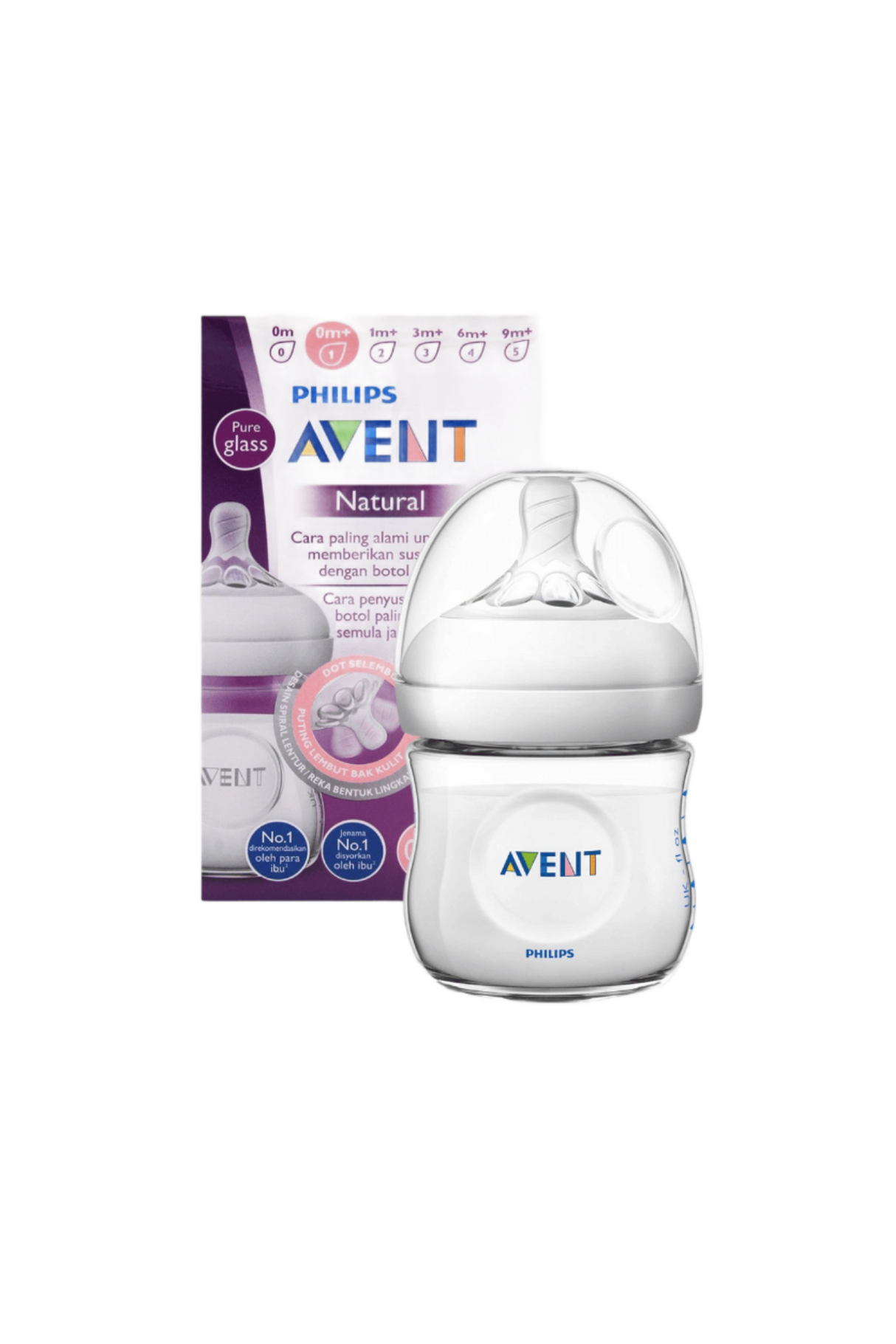 avent glass feeder 120ml indonesia scf671/13