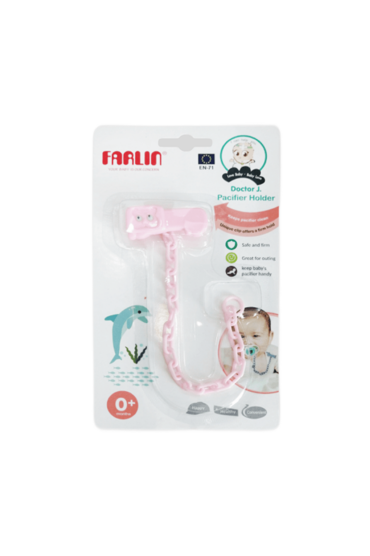 farlin pacifier holder chain taiwan bf-127