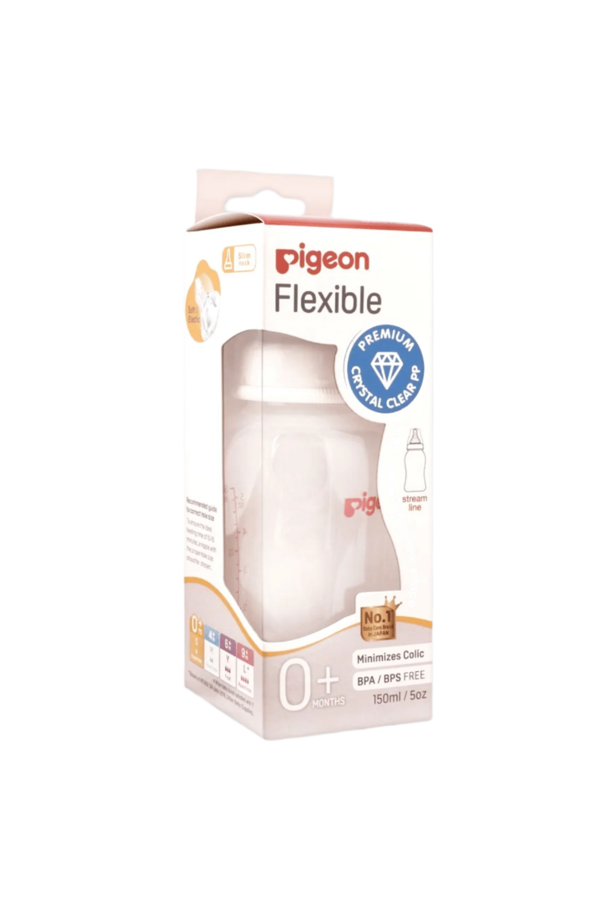 pigeon flexible feeder pink 150ml 79891