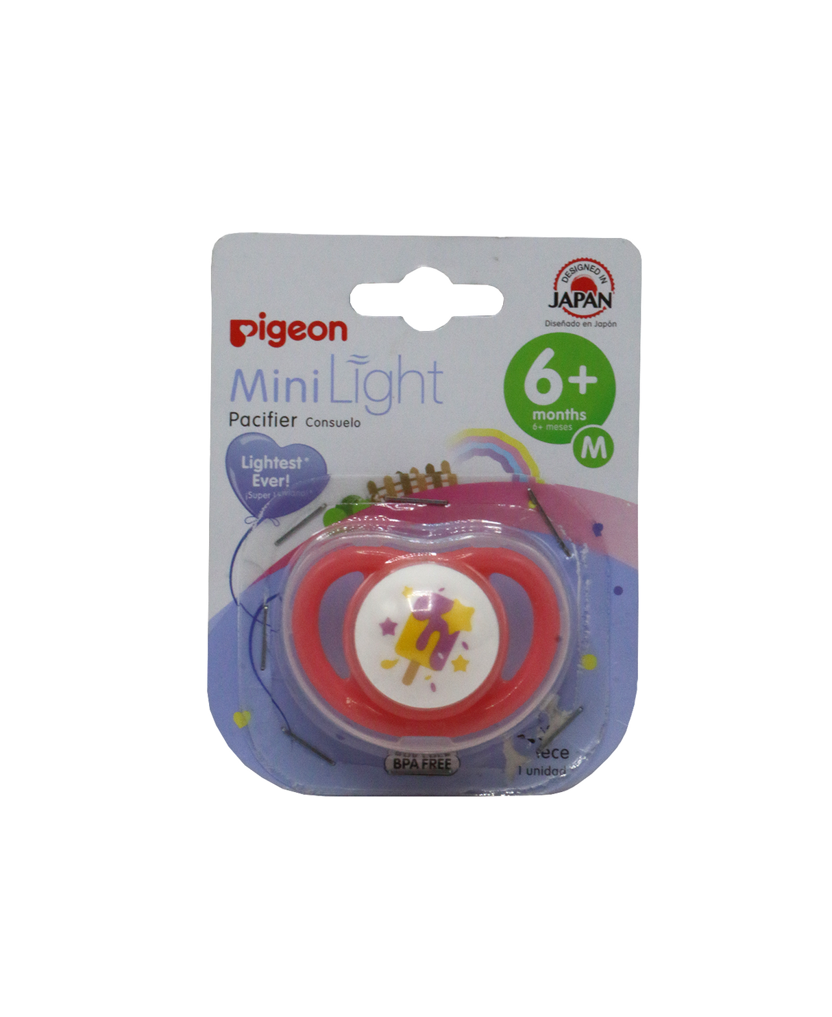 pigeon pacifier mini light 6m+ indonesia 78239