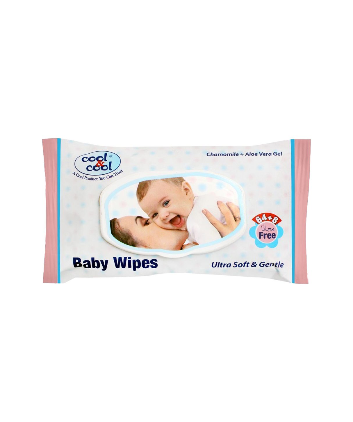 cool&cool baby wipes 72pc b5022