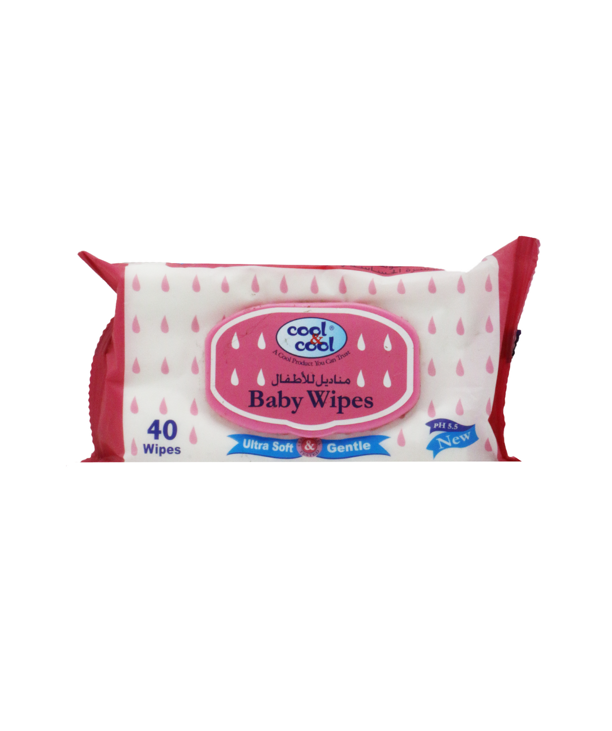 cool&cool baby wipes 40pc b-2382c