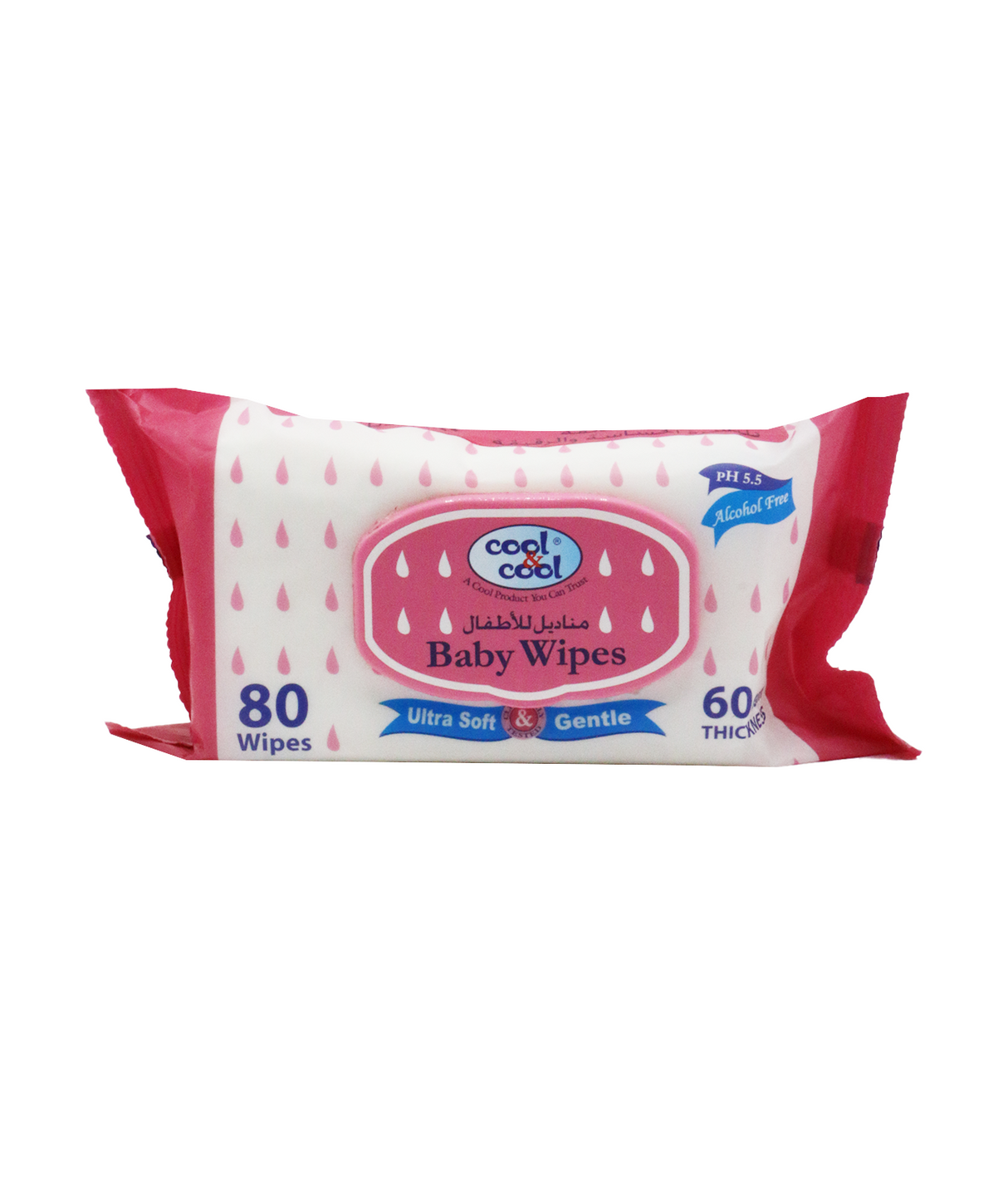 cool&cool baby wipes 80pc b1236c