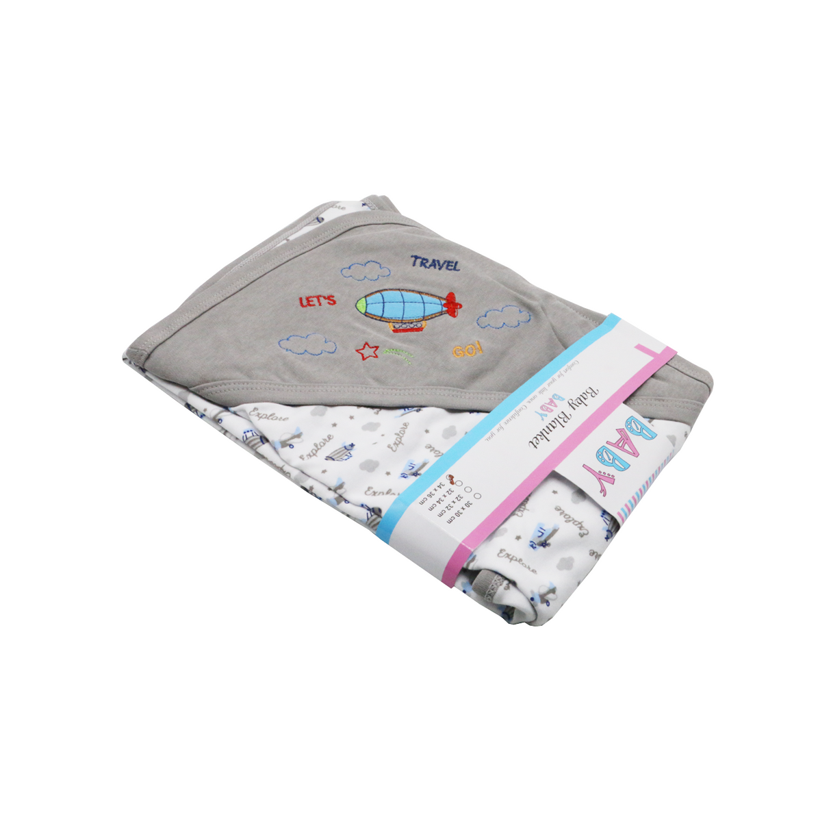 baby wrap sheet 34''x36'' thai d958