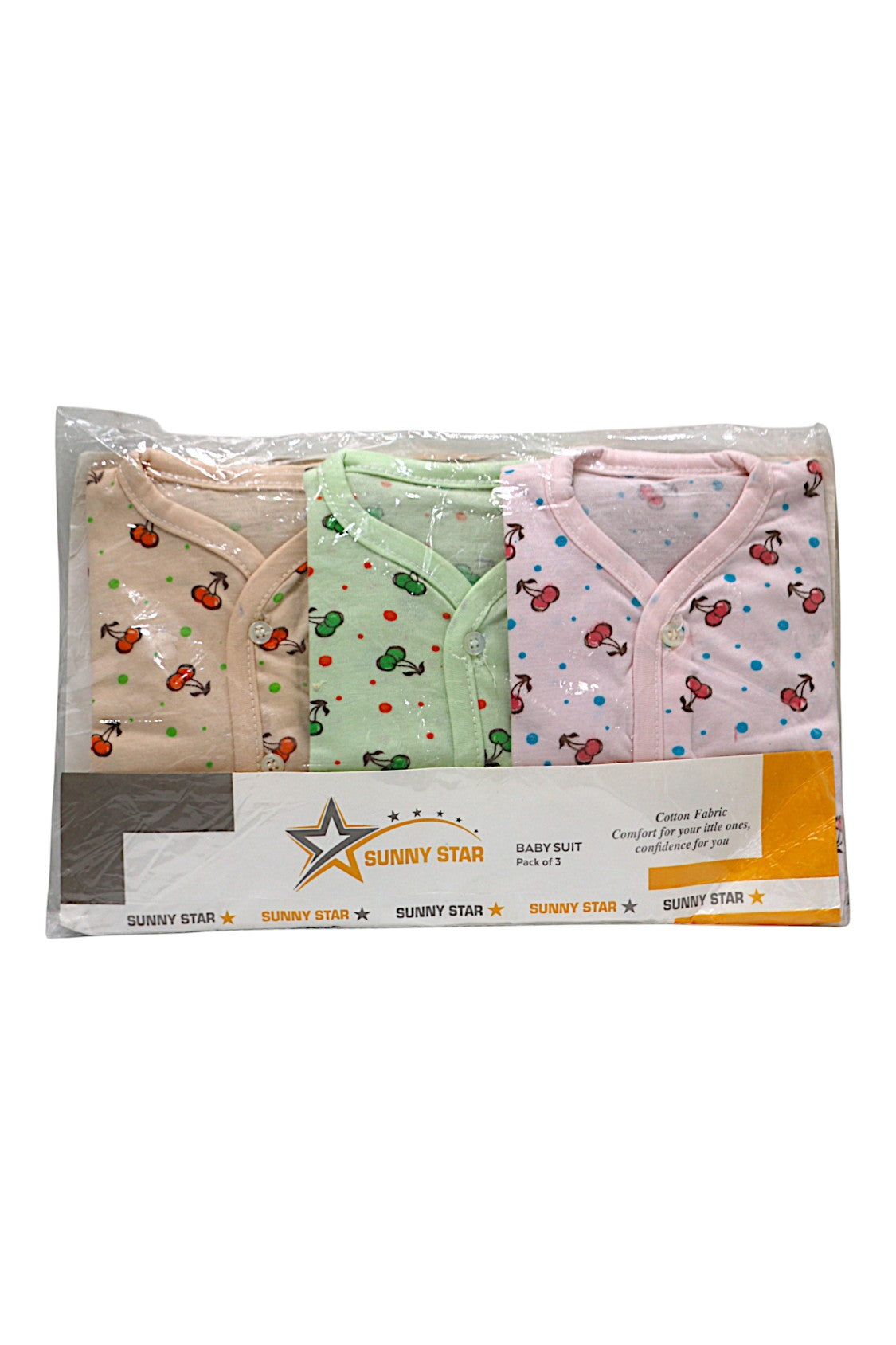 sunny star baby suit 3pc