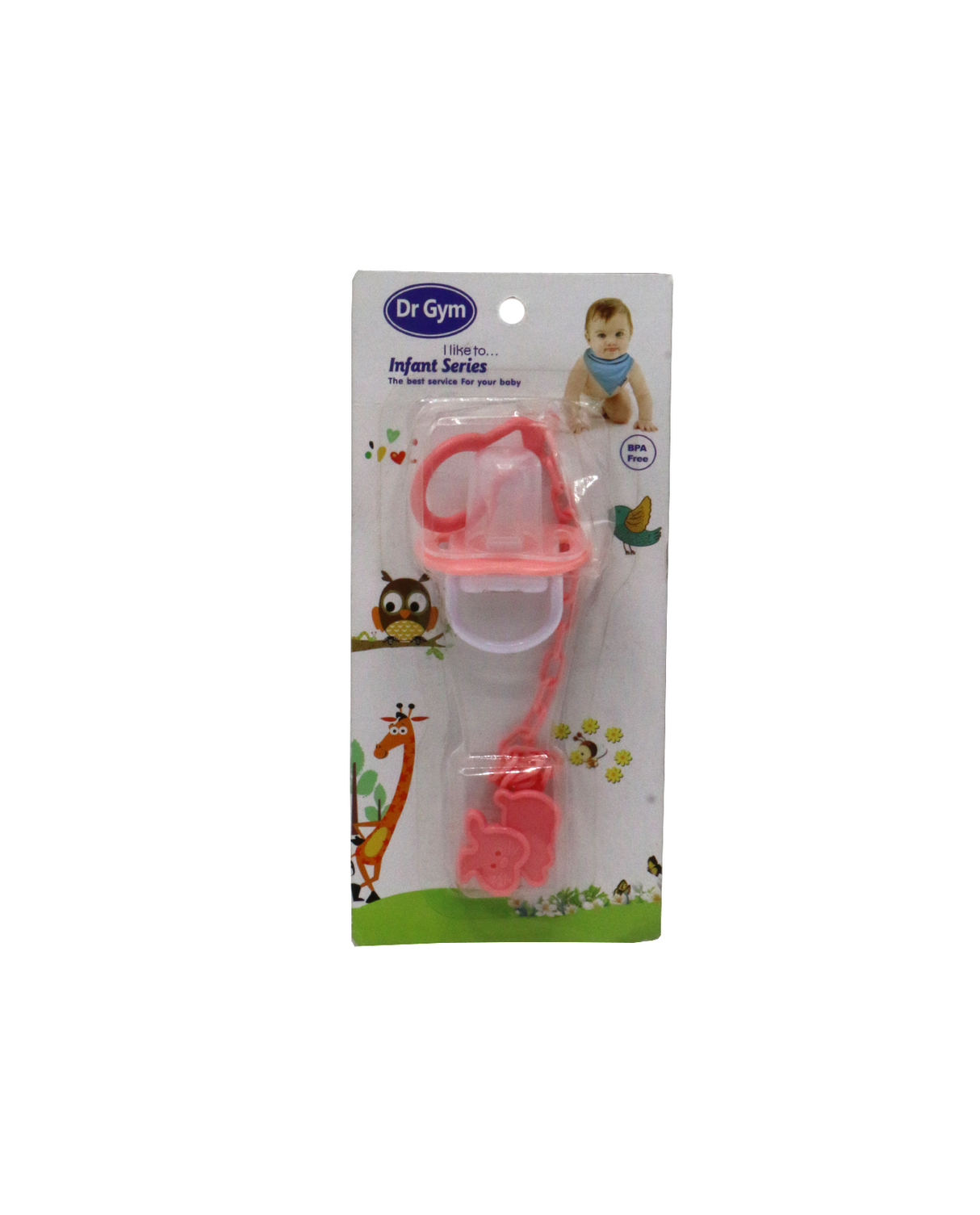 dr gym soother with chain china dg-1124