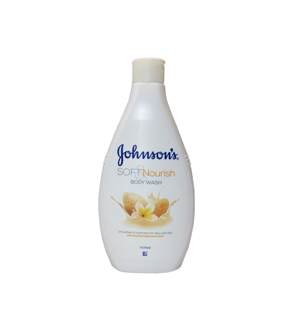 johnsons body wash soft nourish almond & jasmine 400ml italy