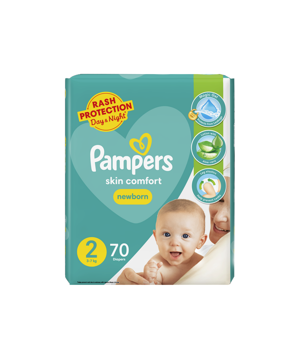 pampers diaper jumbo new born 2 70pc