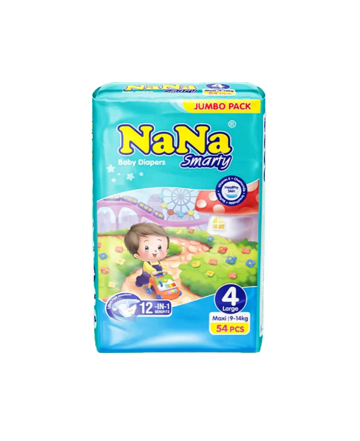 nana diapers jumbo pack l4 54pc