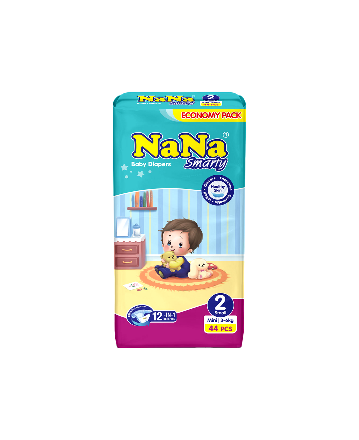 nana diapers economy pack s2 44pc