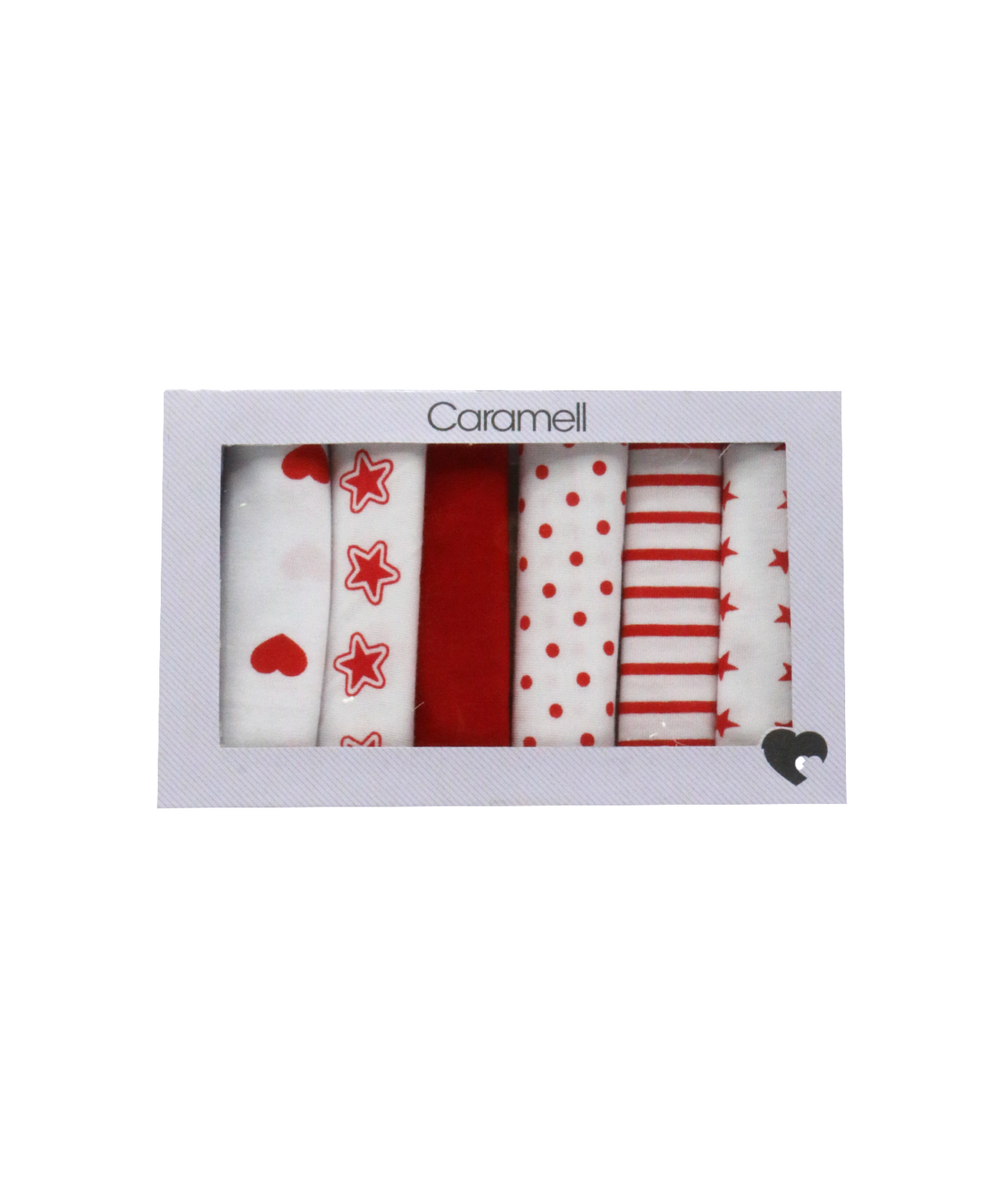 caramell baby face towel 6pc different color