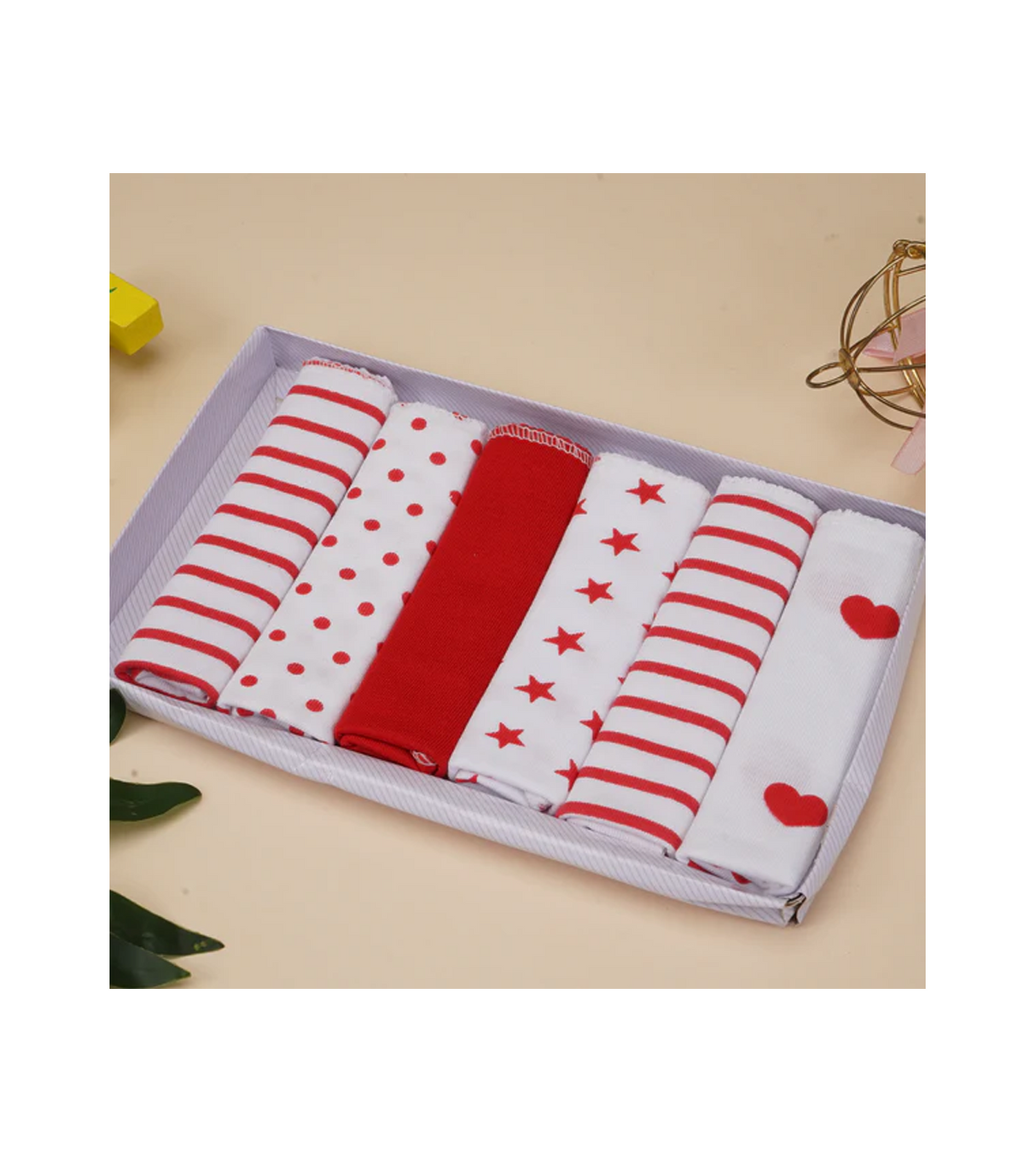 caramell baby face towel 6pc different color