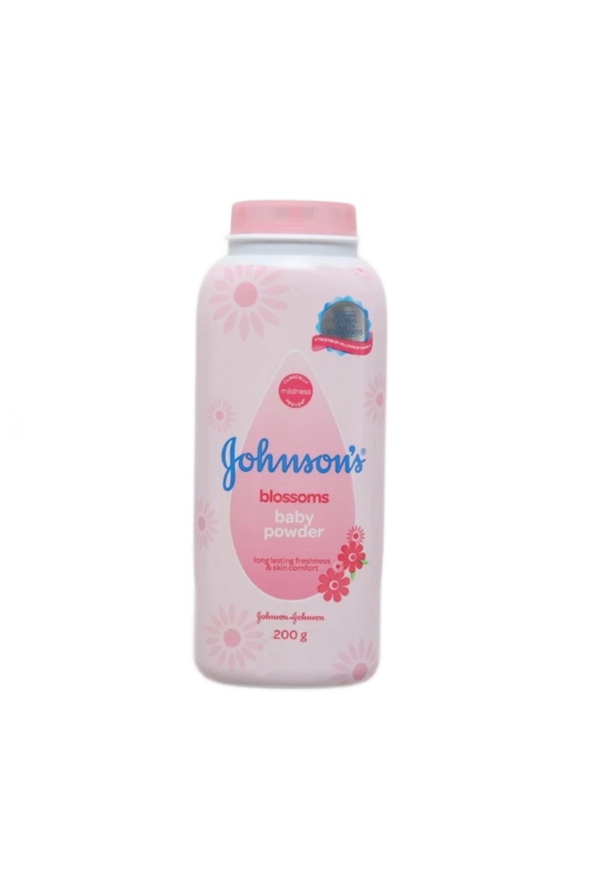 johnsons blossoms baby powder pink 200g