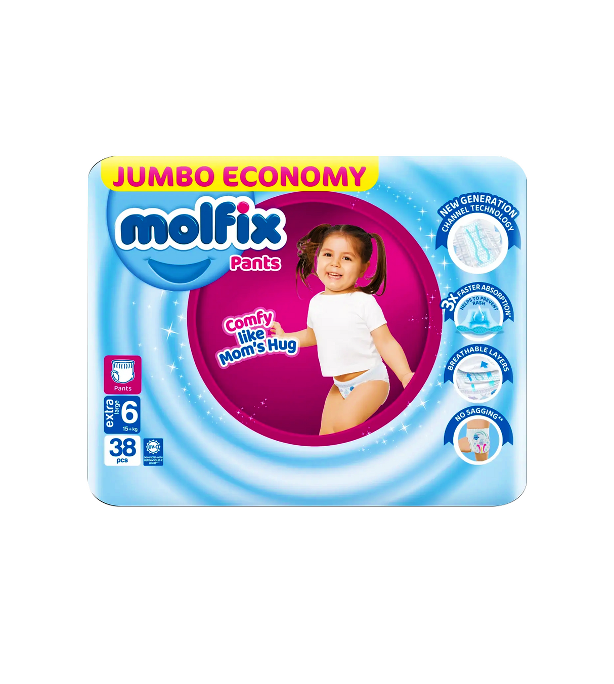 molfix pants jumbo xxl-6 38pc