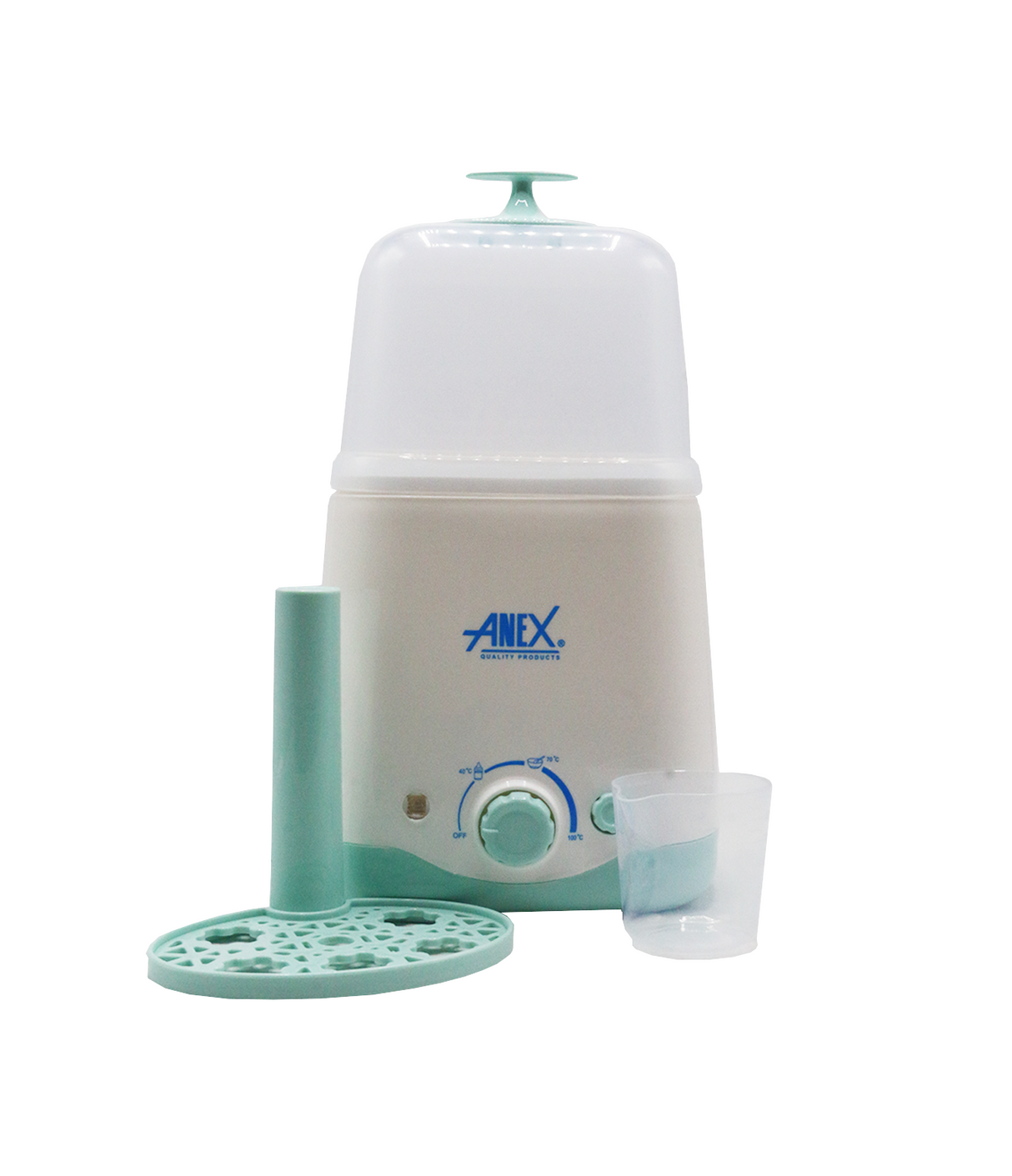 anex bottle warmer & sterilizer 2in1 ag733