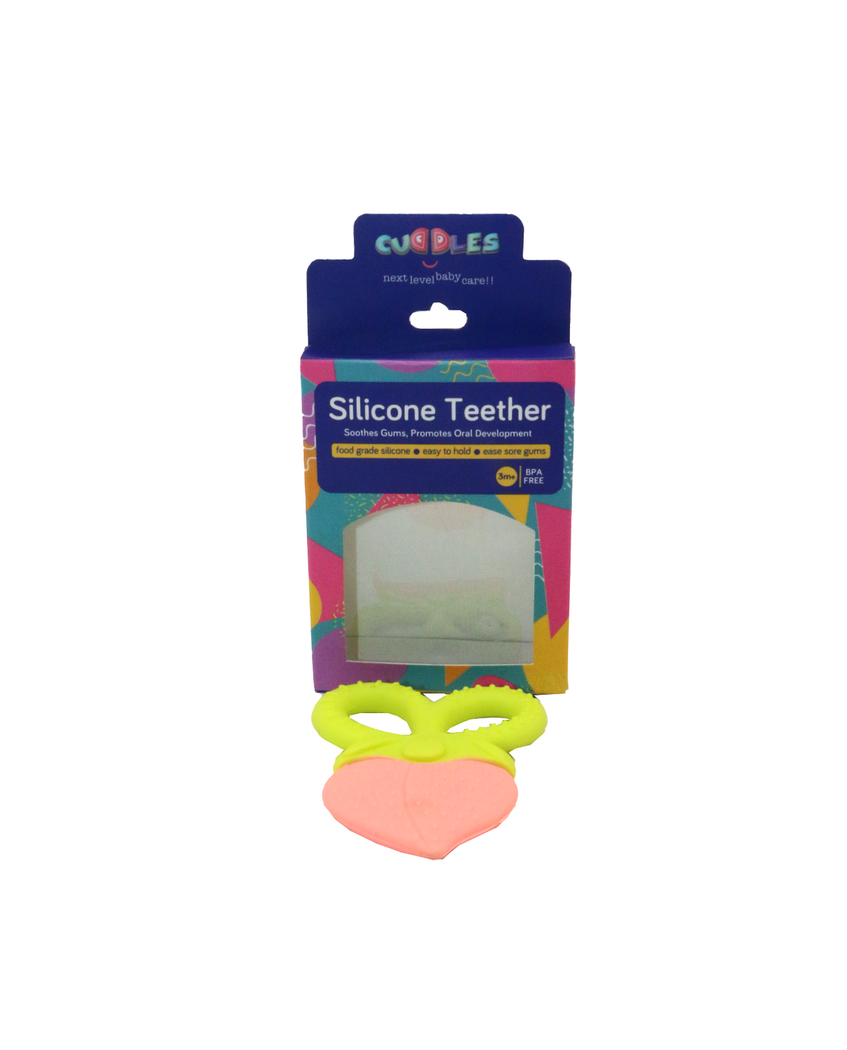 cuddles silicone teether