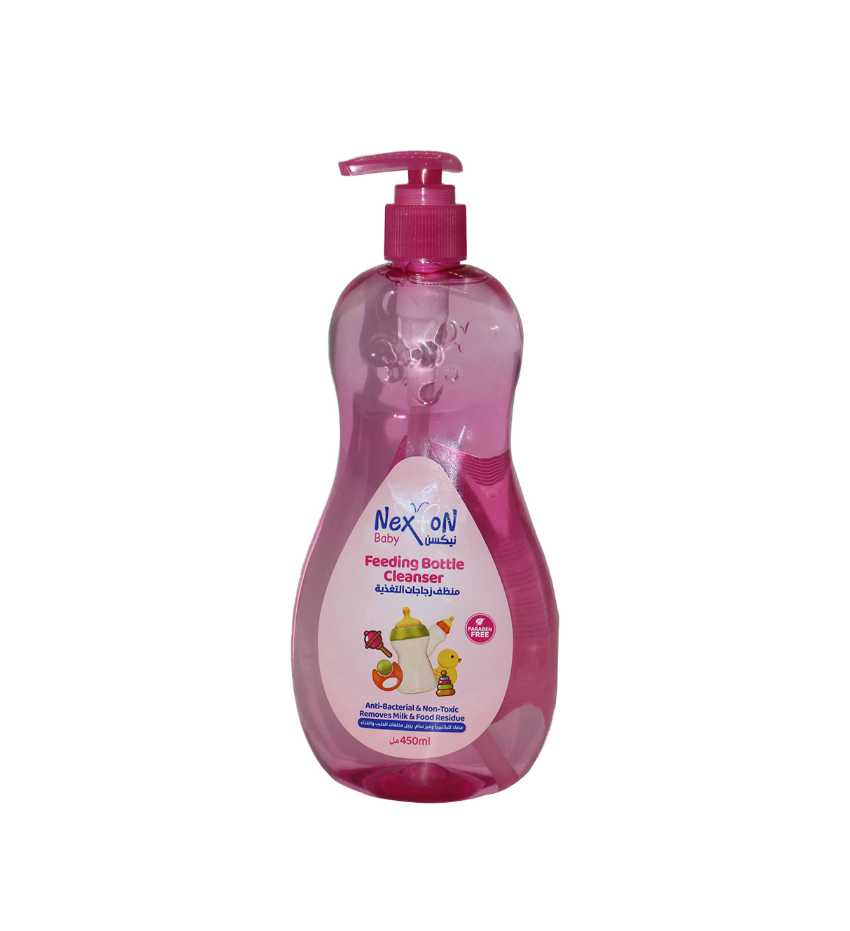 nexton baby feeding bottle cleanser 450ml