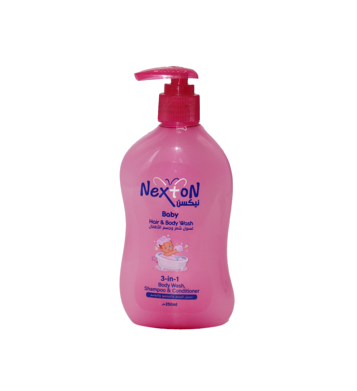 nexton baby shampoo & conditioner 3in1 250ml