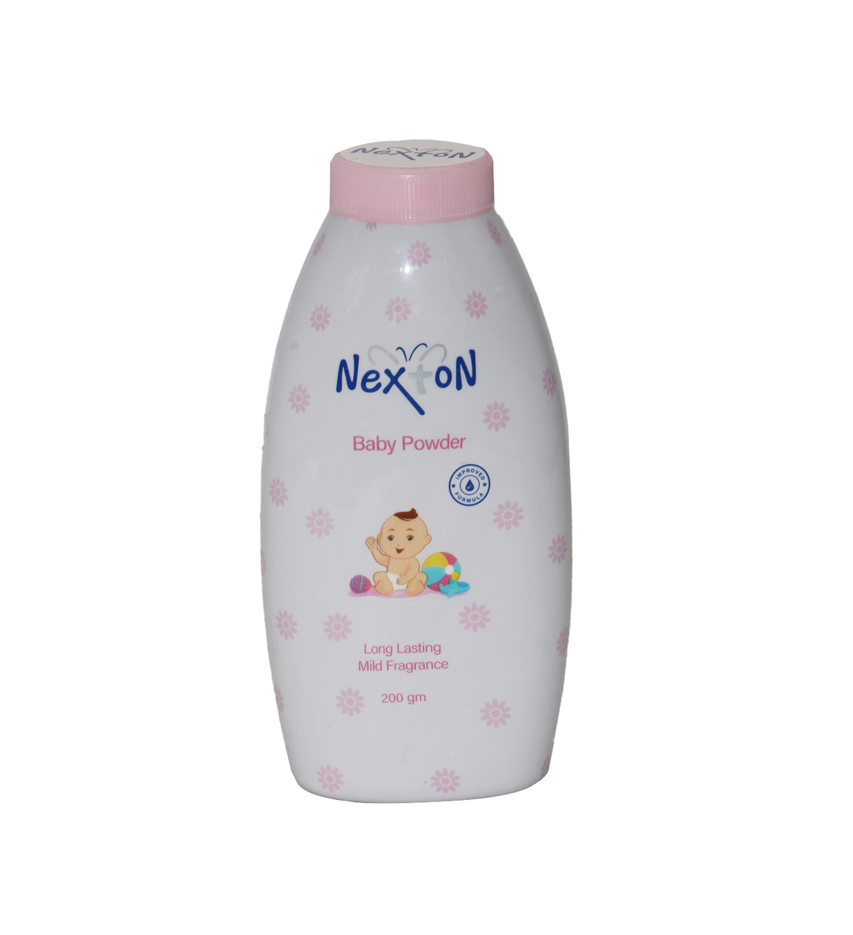 nexton baby powder pink 200g