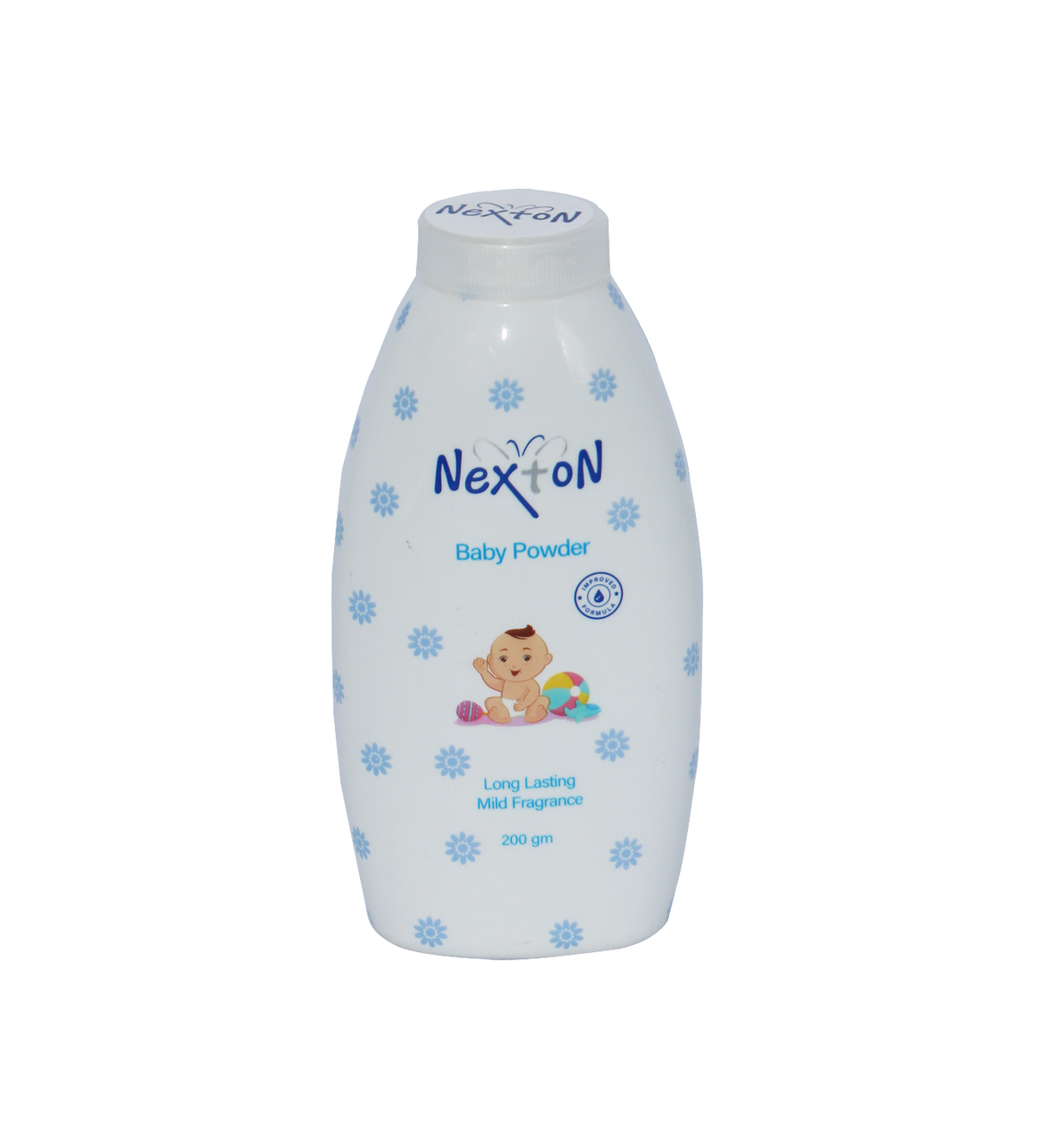 nexton baby powder white 200g