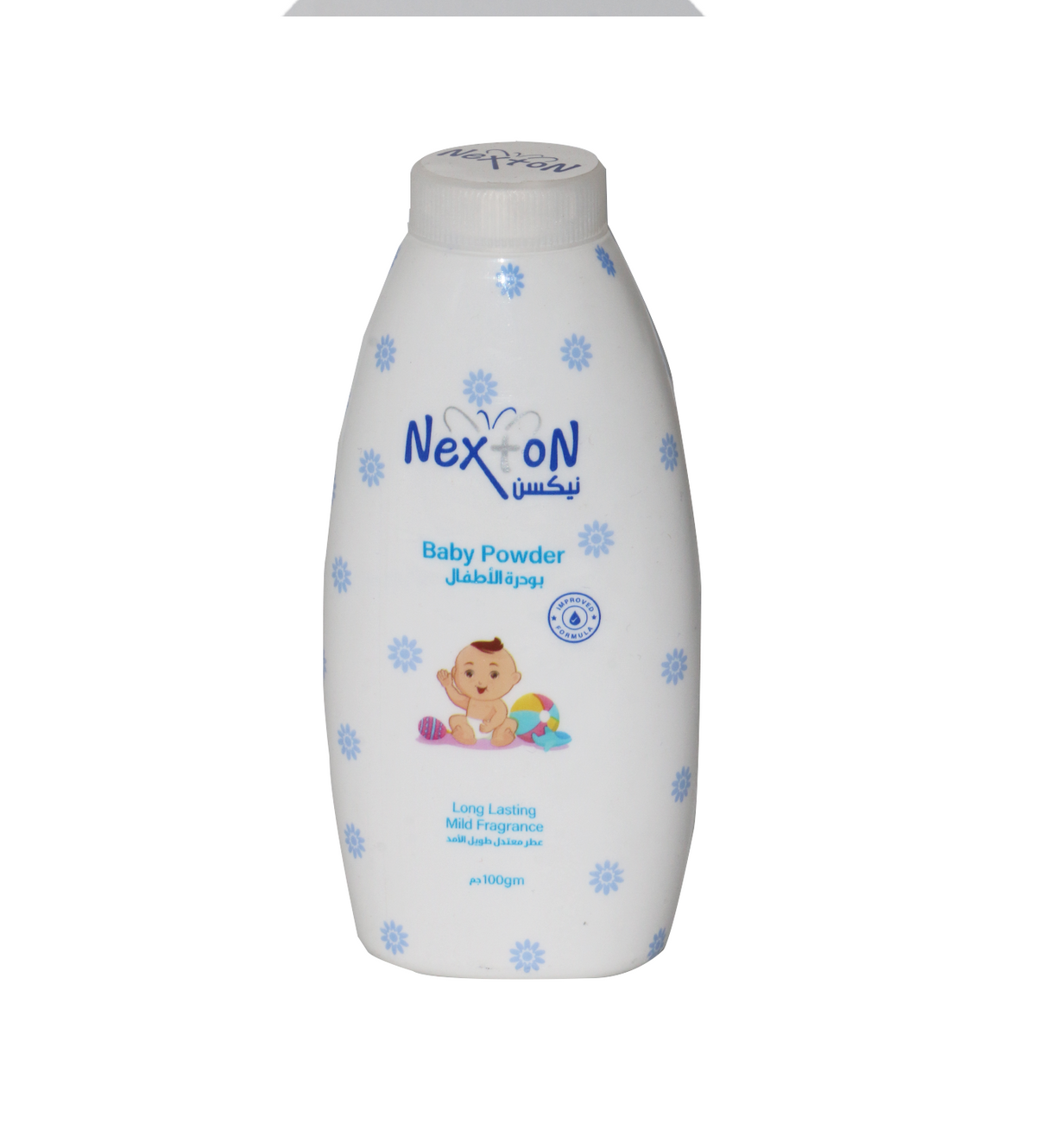 nexton baby powder white 100g