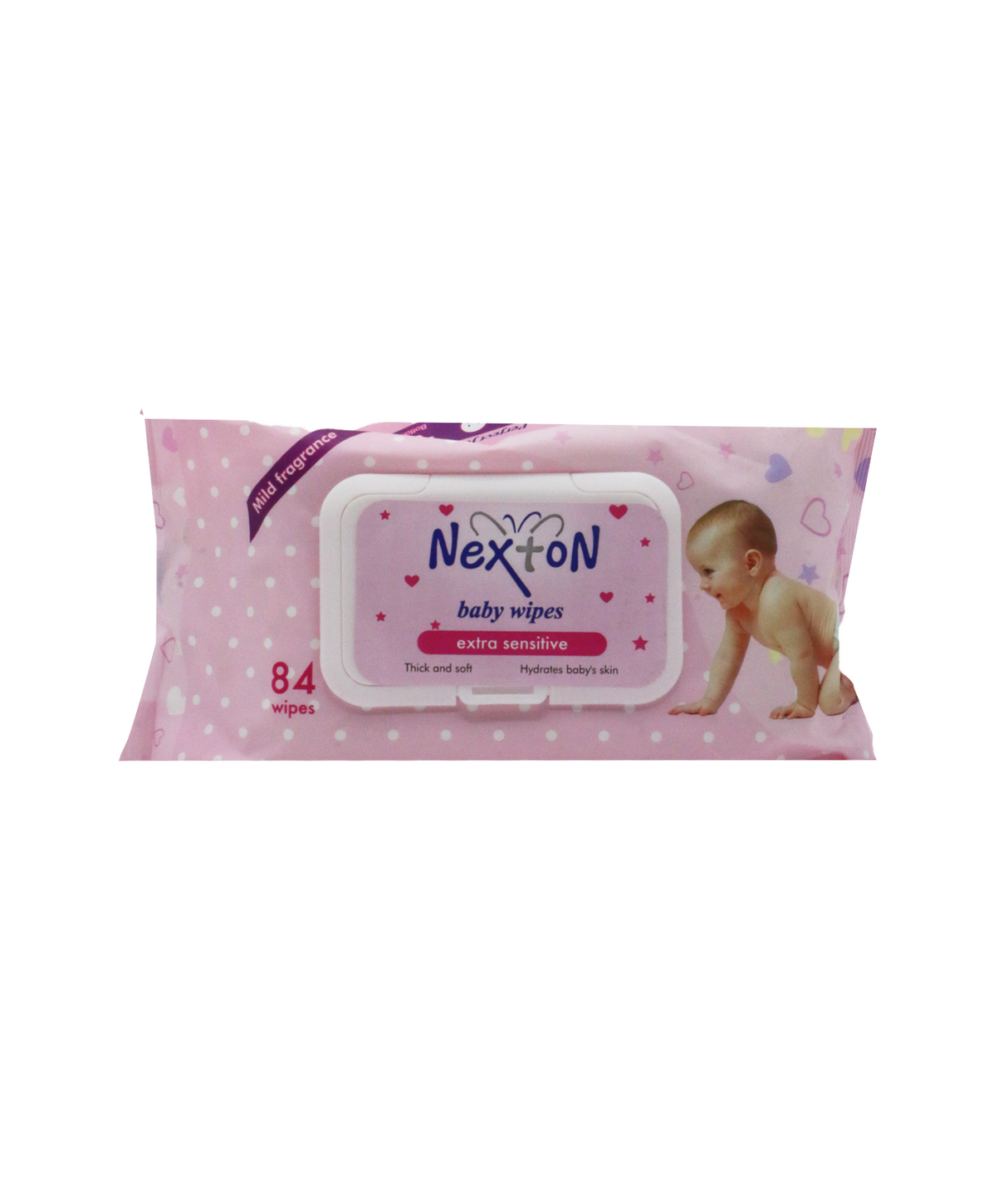 nexton baby wipes extra sensitive 64pc d035