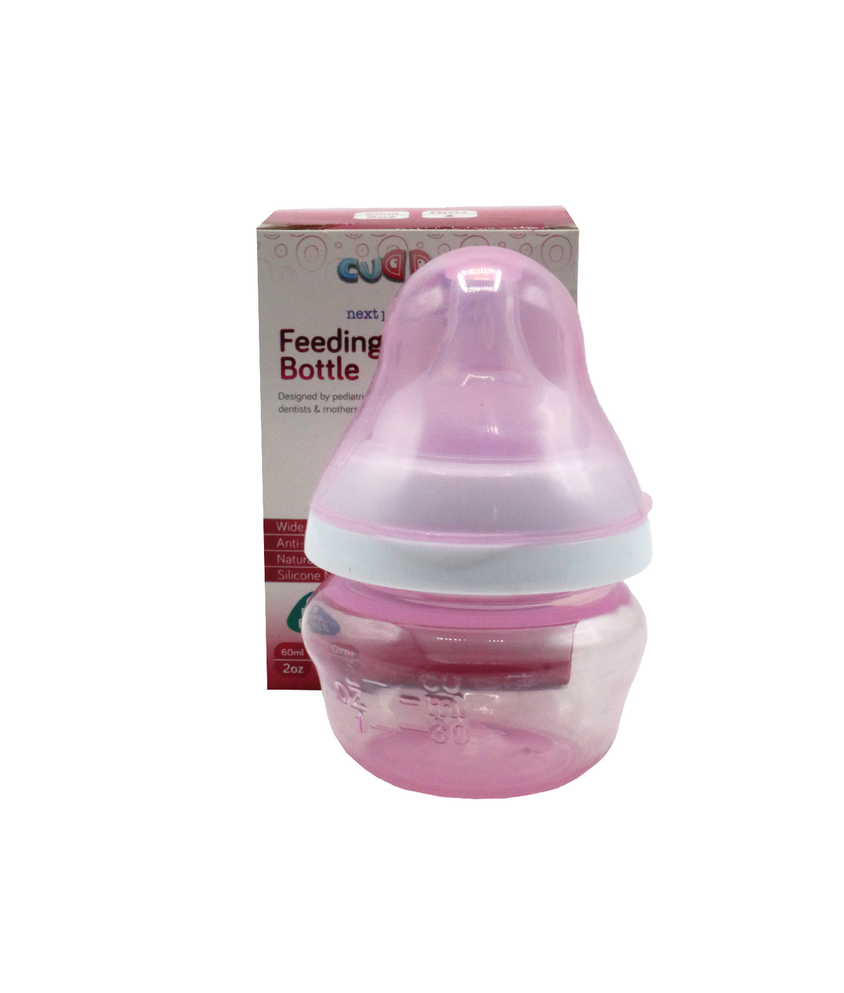 cuddles feeder pink 60ml cfbp001/01