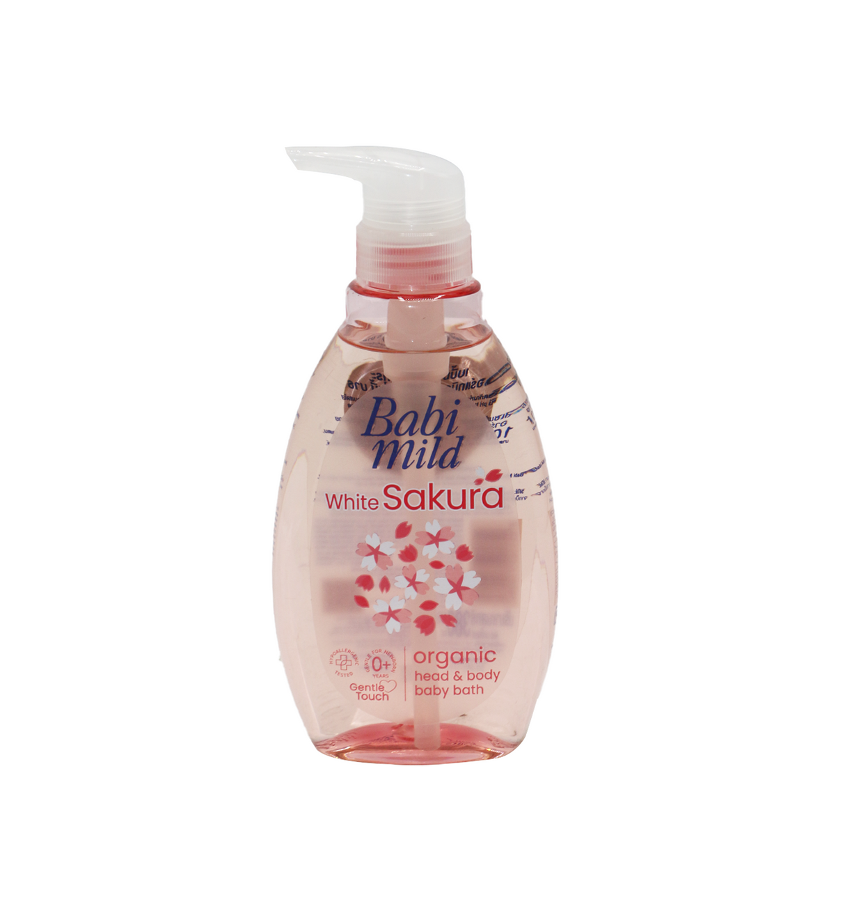 babi mild head & body baby bath sakura 380ml