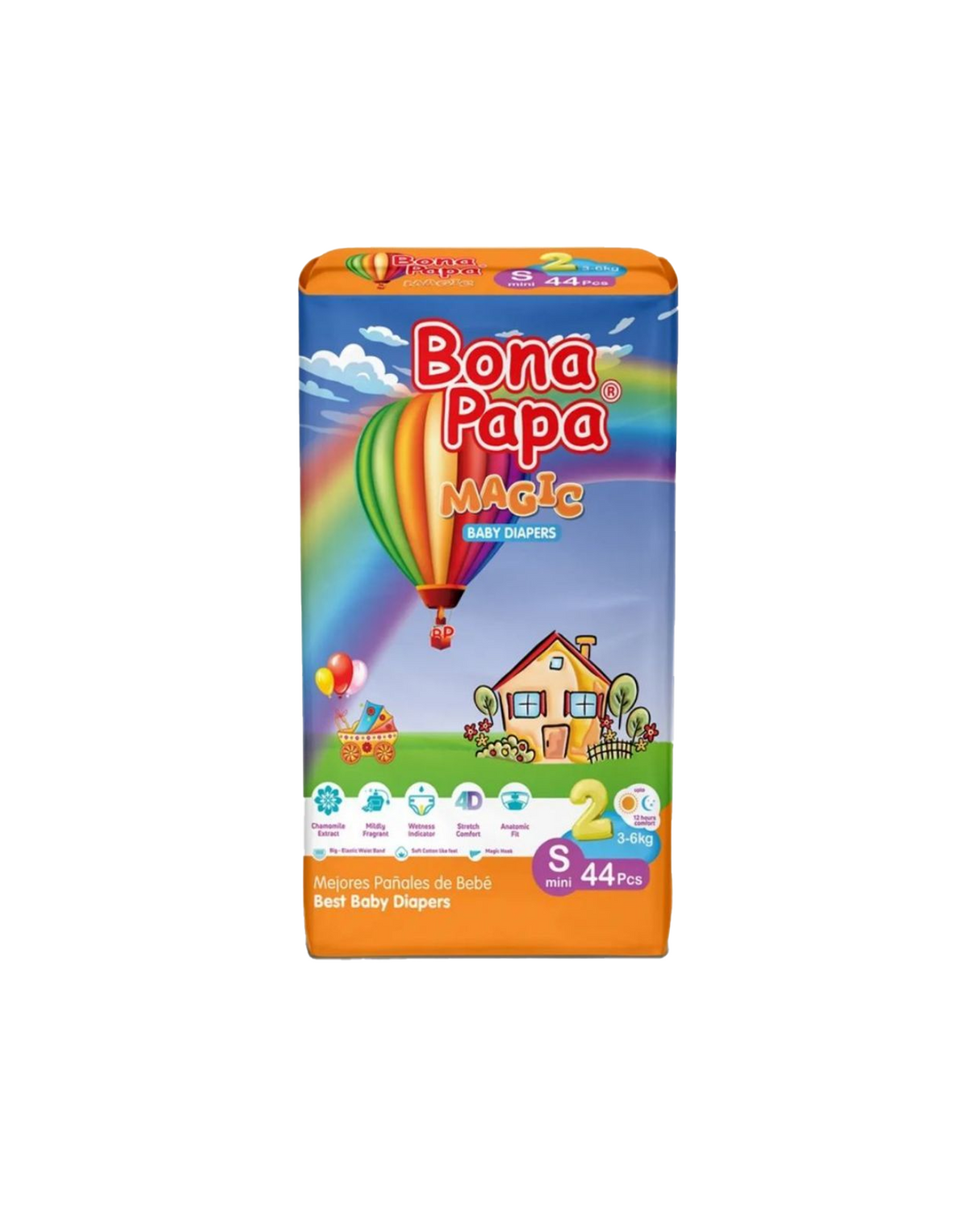 bona papa diapers economy s mini 44pc