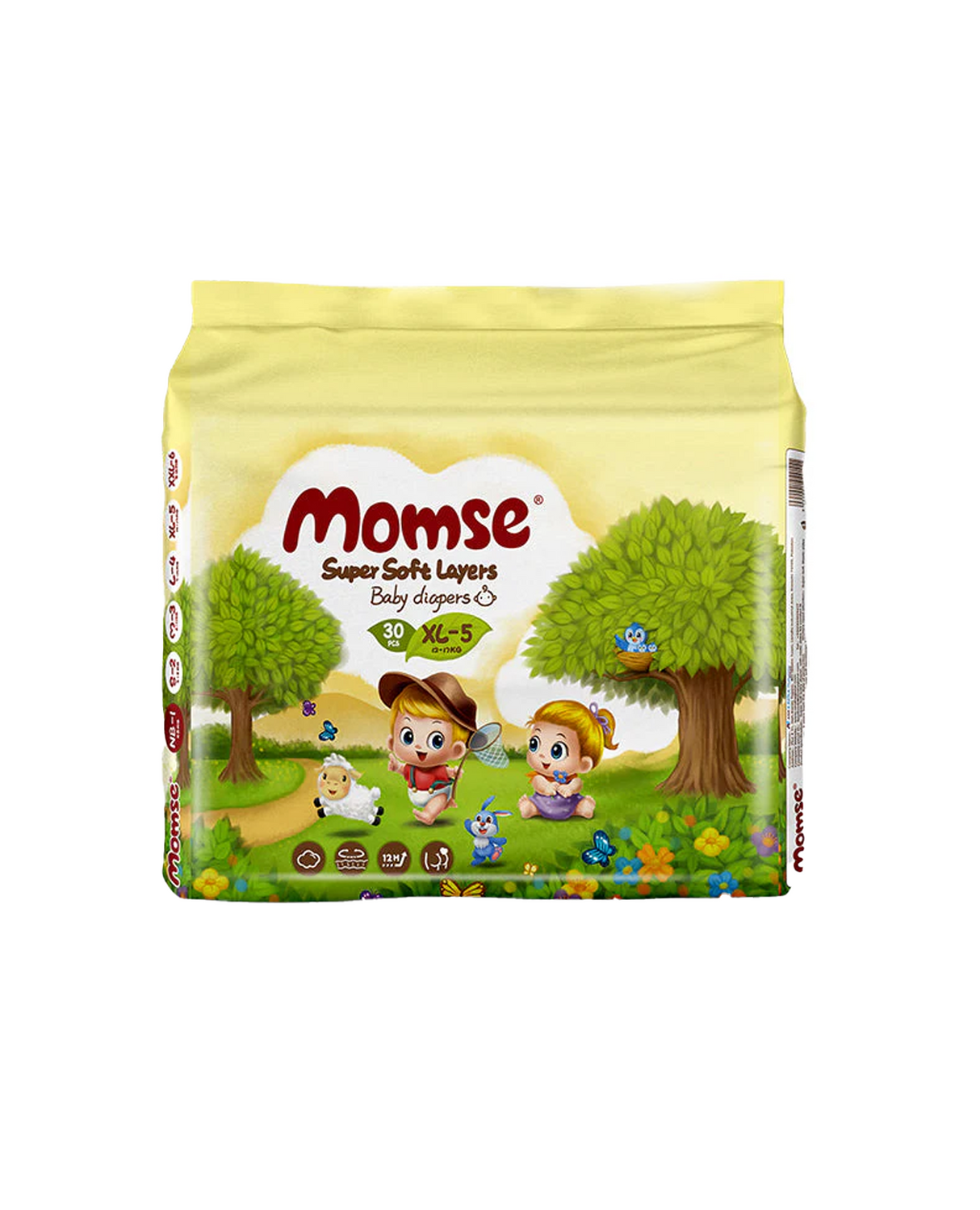 momse diaper economy pack xxl-6 24pc
