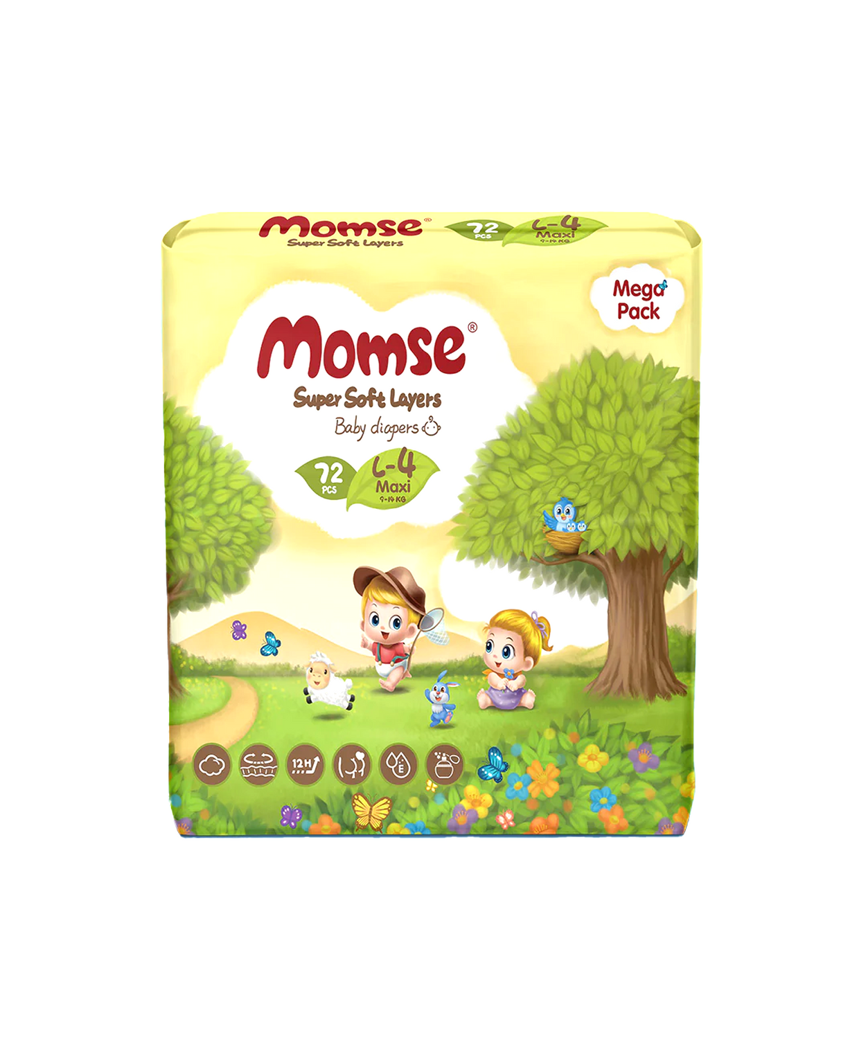 momse diapers mega pack 72pc