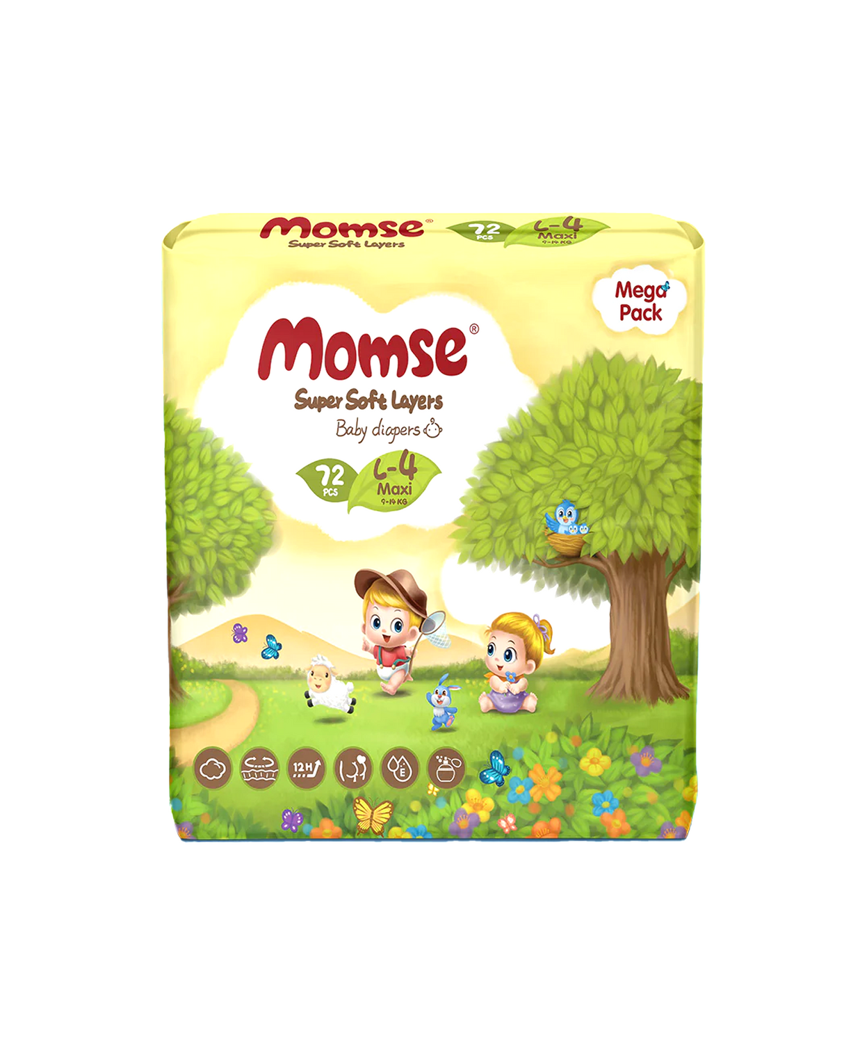 momse diaper mega pack 72pc