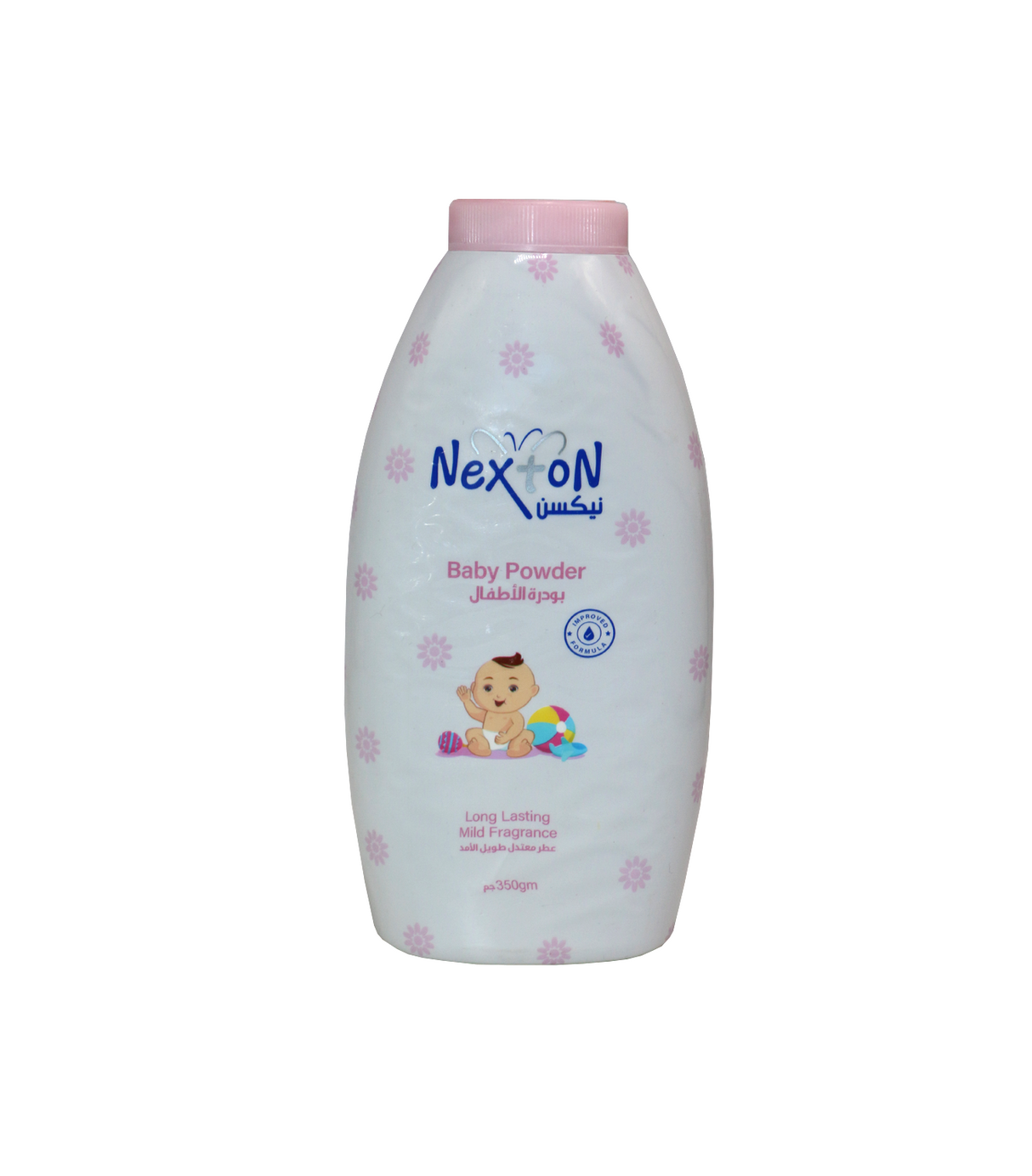 nexton baby powder pink 350g