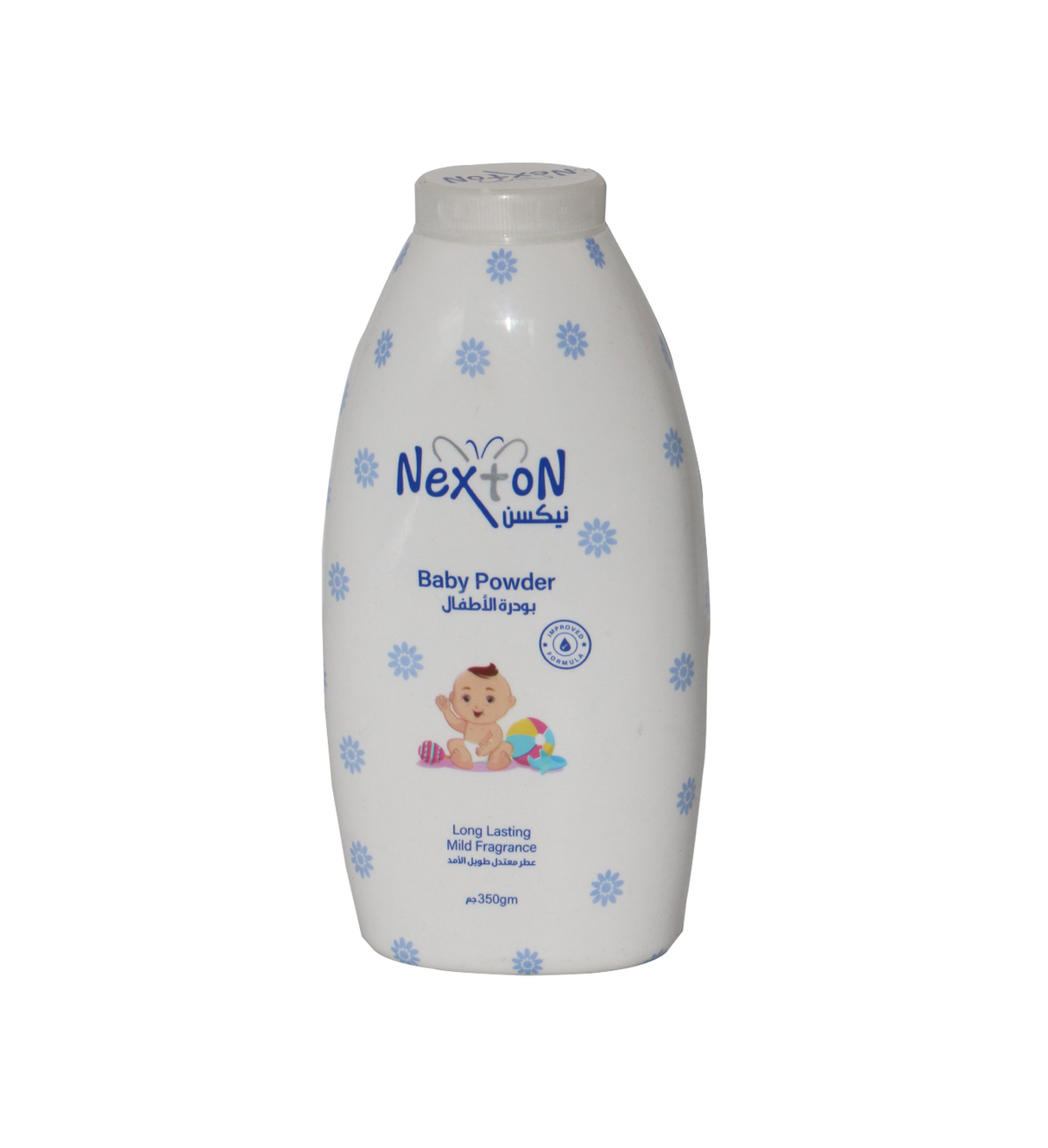 nexton baby powder white 350g