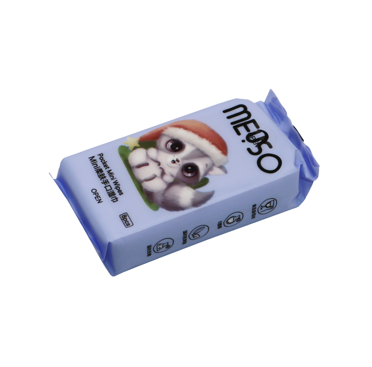 meuso baby wipes mini 8pc china 88