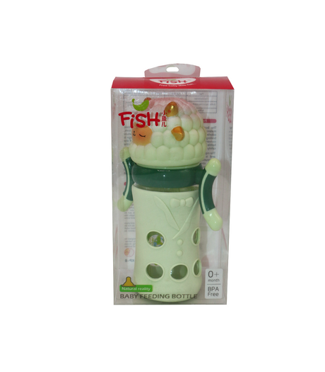 fish glass feeder 240ml 8301 china