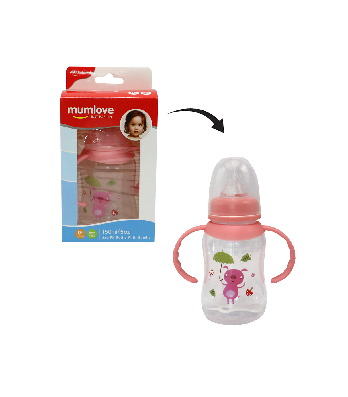 mumlove plastic feeder 150ml china b406-b